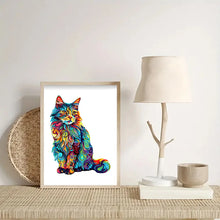 Load image into Gallery viewer, Cat Wooden puzzle
