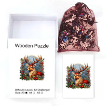 Load image into Gallery viewer, Deer Wooden Puzzle
