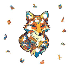 Load image into Gallery viewer, Fox Wooden Puzzle
