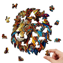 Load image into Gallery viewer, Lion Wooden Puzzle
