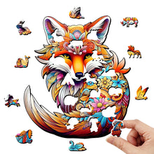 Load image into Gallery viewer, Fox Wooden Puzzle
