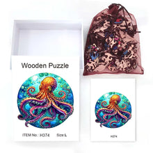 Load image into Gallery viewer, Octopus Wooden Puzzle
