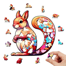 Load image into Gallery viewer, Squirrel Wooden Puzzle
