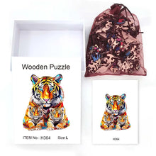 Load image into Gallery viewer, Tiger Wooden Puzzle
