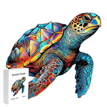 Load image into Gallery viewer, Turtle Wooden Puzzle
